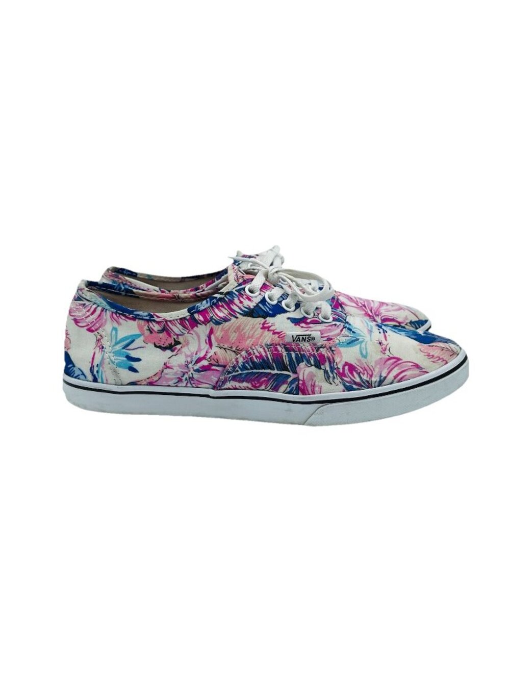 Vans Womens Shoes Size 7.5 Mens 6 Floral Colorful Off The Wall Lace Up Sneakers